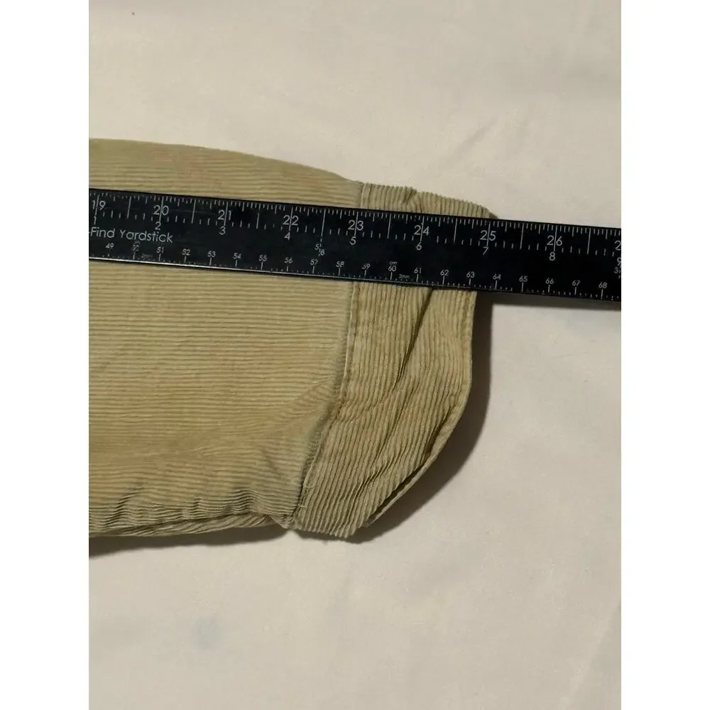 Gap Jacket Men’s Large Sherpa Lined Vintage Y2K 90s Tan Corduroy Trucker - Picture 8 of 9